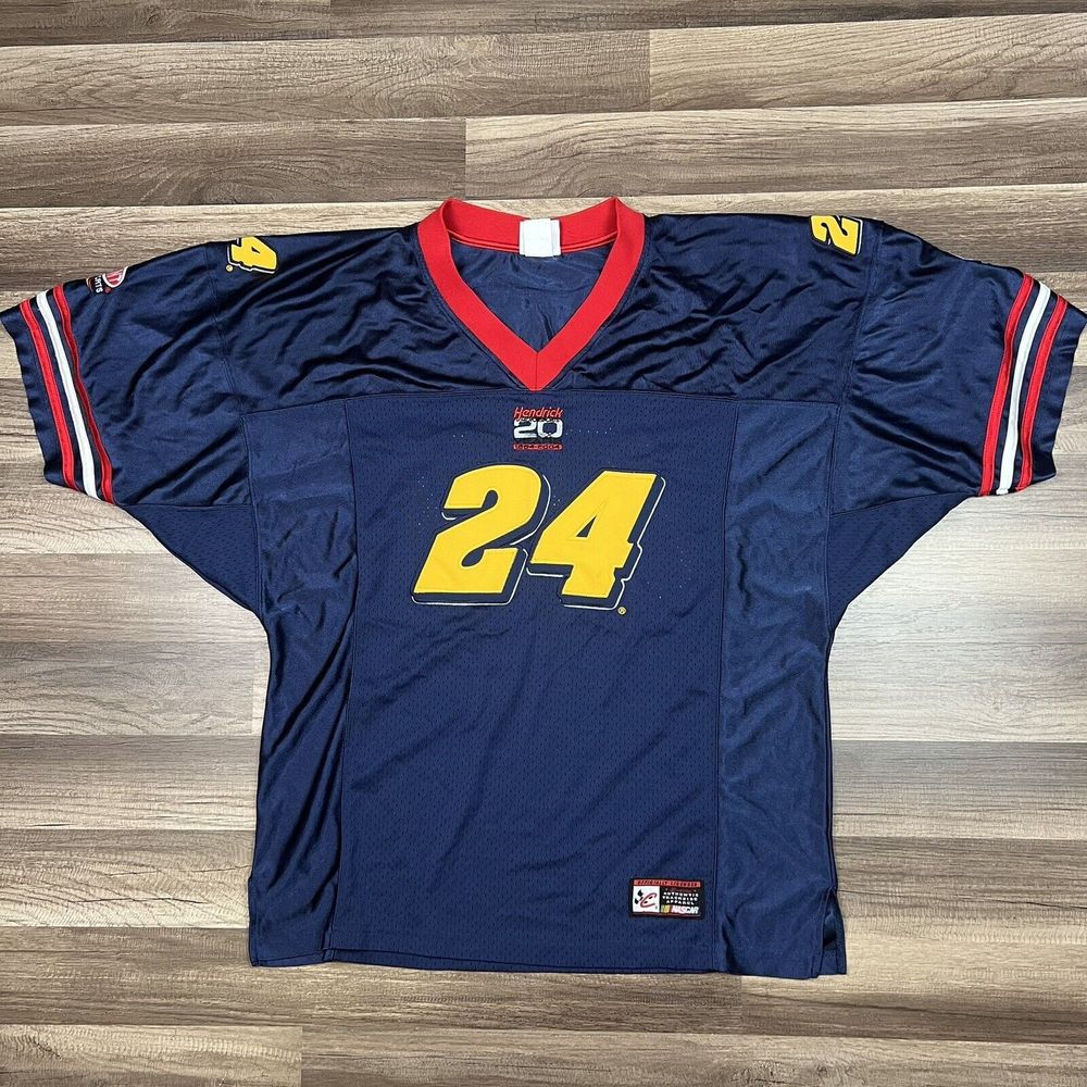 Chase Authentics NASCAR Jeff Gordon Football Style Jersey #24 Mens Large